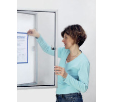MAGNETOPLAN Panneau d'affichage 9xDIN A4 verre de scurit 900x1125mm, 1214200