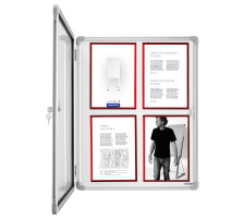 MAGNETOPLAN Panneau d'affichage 9xA4 870x1085mm, 1215200