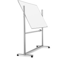 MAGNETOPLAN Whiteboard mobile tournante 1500x1000mm, 1242315