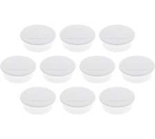 MAGNETOPLAN Magnet Discofix Color weiss, ca. 2.2 kg 10 Stk. Magnet Discofix Color, weiss, 1662000