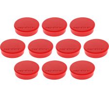MAGNETOPLAN Aimant Discofix Hobby 25mm rouge, env. 0.3 kg 10 pcs., 1664506