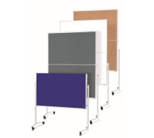 MAGNETOPLAN Tableau d.Prsent. Feutre gris pliable 1200x1500mm, 2111301