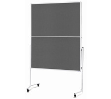 MAGNETOPLAN Tableau d.Prsent. Feutre gris pliable 1200x1500mm, 2111301