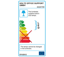 MAGNETOPLAN Lampe de bureau Strato 620lm, Touch control 735x190mm, 4424700
