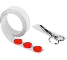 MAGNETOPLAN Bande magntique blanc 5mx35mm, 5705105
