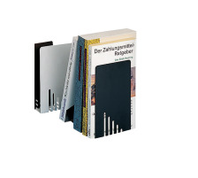 MAUL Serre-livres 14x8,5x14cm noir, mtal 2 pcs., 3501090