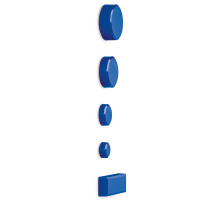 20 X MAUL Aimant MAULpro 15mm bleu, 0,17kg, 6175135