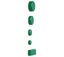 20 X MAUL Aimant MAULpro 15mm vert, 0,17kg, 6175155