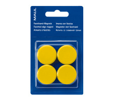 MAUL Aimant 30mm jaune 4 pcs., 6177213