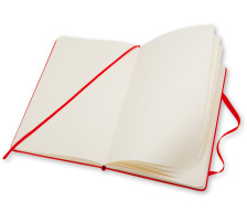 MOLESKINE Carnet Classic A6 en blanc rouge, 002-4