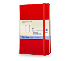 FAVORIT Sketchblock A5 en blanc rouge, 034-5