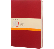MOLESKINE Cahier A4 lign, rouge 3 pcs., 107-6