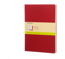 MOLESKINE Cahier A4 en blanc, rouge 3 pcs., 109-0