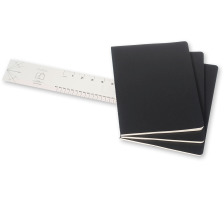 MOLESKINE Notizheft Cahier A4 blanko, schwarz 3 St�ck, 503-8