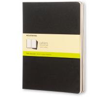 MOLESKINE Notizheft Cahier A4 blanko, schwarz 3 St�ck, 503-8