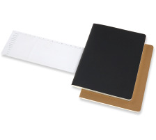 MOLESKINE Cahier Study XLarge lign, noir, 160f. 2 pcs., 620282