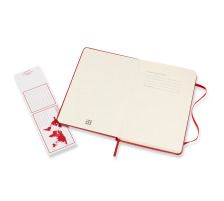 MOLESKINE Carnet Medium HC 18,2x11,8cm ling, scarlet, 208 pages, 626628