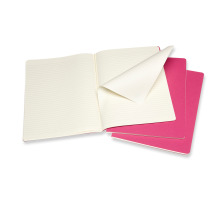 MOLESKINE CahierxL 3x 25x19cm ling, pink, 120 pages, 629667