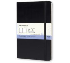 FAVORIT Sketchblock A5 en blanc noir, 701153