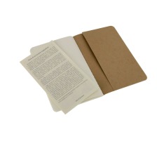 MOLESKINE Cahier A6 en blanc, natur 3 pcs., 704949