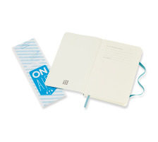 MOLESKINE Carnet P/A6 lign, SC, Riff bleu, 715468