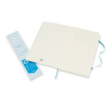 MOLESKINE Carnet L/A5 en blanc, SC, Riff bleu, 715529