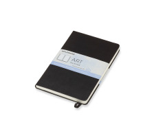 MOLESKINE Aquarell Carnet L/A5 200g, HC, noir, 715635