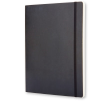 MOLESKINE Carnet Soft XL en blanc noir, 726-1