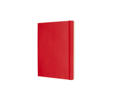 MOLESKINE Carnet XL en blanc,Soft Cover,scarlet, 854696