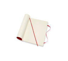 MOLESKINE Carnet XL en blanc,Soft Cover,scarlet, 854696