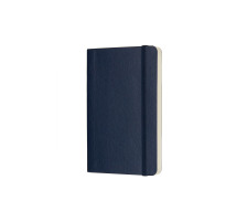 MOLESKINE Carnet P/A6 en blanc,Soft Cover,sapphire, 854726