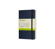 MOLESKINE Carnet P/A6 en blanc,Soft Cover,sapphire, 854726