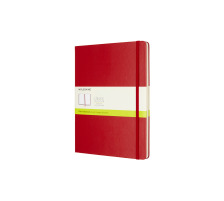 MOLESKINE Carnet XL en blanc,Hardcover,scarlet, 855105