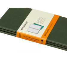 MOLESKINE Cahier P/A6, 3x, Liniert Myrtengrün 3 Stück, 855211