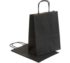 NEUTRAL Sac Allegra noir Kraft,110g, 16x8x21cm 25 pcs., SDF16-798