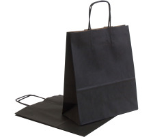 NEUTRAL Sac Allegra noir Kraft,110g, 22x10x27cm 25 pcs., SDF22-798