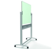 NOBO Diamond Mobile glass board 900x1200mm, 1903943