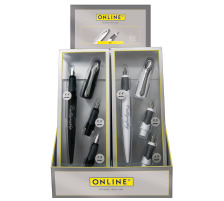 ONLINE Stylo plume Air 1.4mm Calligraphy noir/blanc 10 pcs., 10012/10