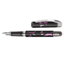 ONLINE Stylo plume College II 0.5mm Hello World Metallic Black, 12361/3D