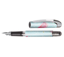 ONLINE Stylo plume College II 0.5mm Be Happy bleu, 12442/3D