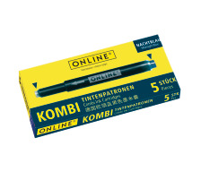 ONLINE Cart. encre combi Nightblue 5 pcs., 17056/12
