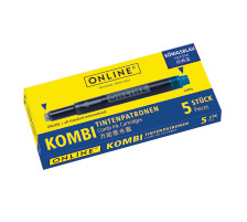 ONLINE Cart. encre Standard Nightblue 5 pcs., 17058/12