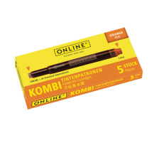 ONLINE Cart. encre combi Orange 5 pcs., 17174/12