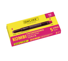 ONLINE Cart. encre combi Pink 5 pcs., 17175/12