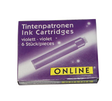 ONLINE Cart. encre Standard Violett 6 pcs., 17227/12