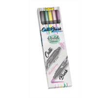ONLINE Callibrush Pen Double Tip 2mm Pastel ass. 5 pcs., 19079