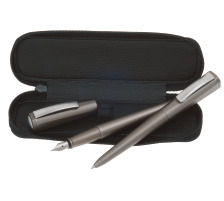 ONLINE Etui en cuir Leder pour 2 stylo, 90686