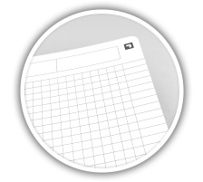 OXFORD Collegebook A4+ blau, kariert 5mm 70 Blatt, 100050225
