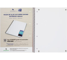 OXFORD Collegeblock A4+ en blanc,90g 80 flls., 100050359