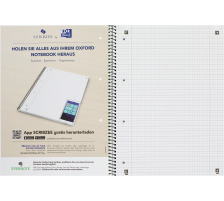 OXFORD Collegeblock A4+ quadrill, 90g 80 flls., 100050362